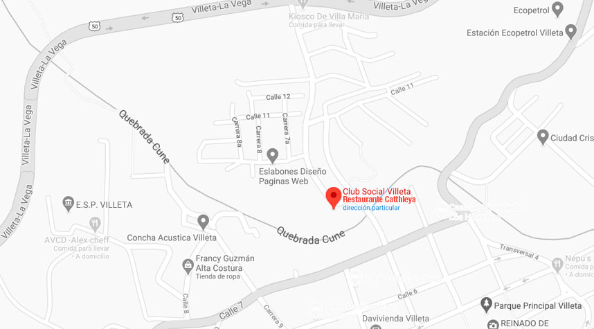 Club Social Catthleya map horizontal